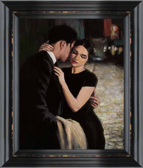 Love In The City by Fabian Perez - Framed Embellished Canvas on Board